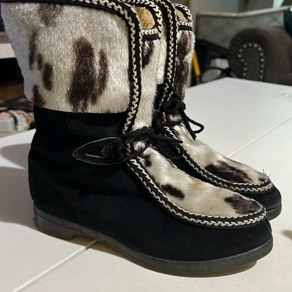 Vintage Aspen After Ski Chukka Boots USA Made Size 6  Rubber Soles